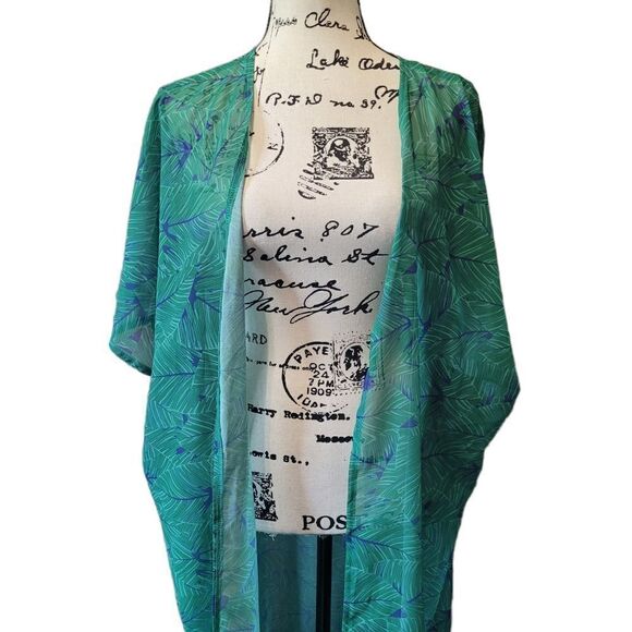 OSFM tropical sheer coverup - Picture 1 of 3